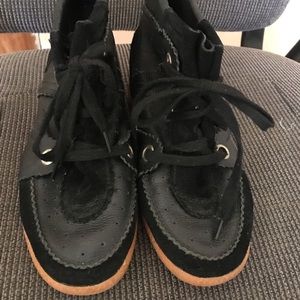 Platform Leather Sneakers